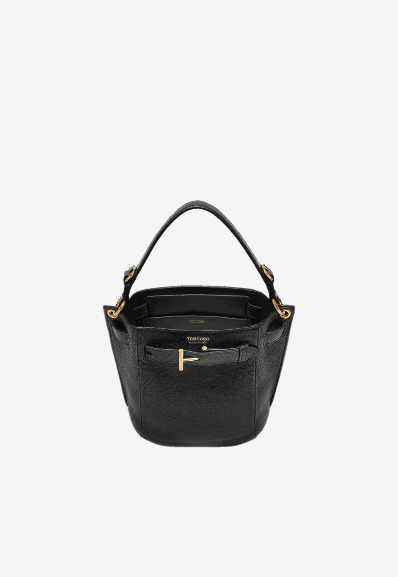 Tom Ford Audrey Mini Grain Leather Bucket Bag S0481-LCL429X 1N001