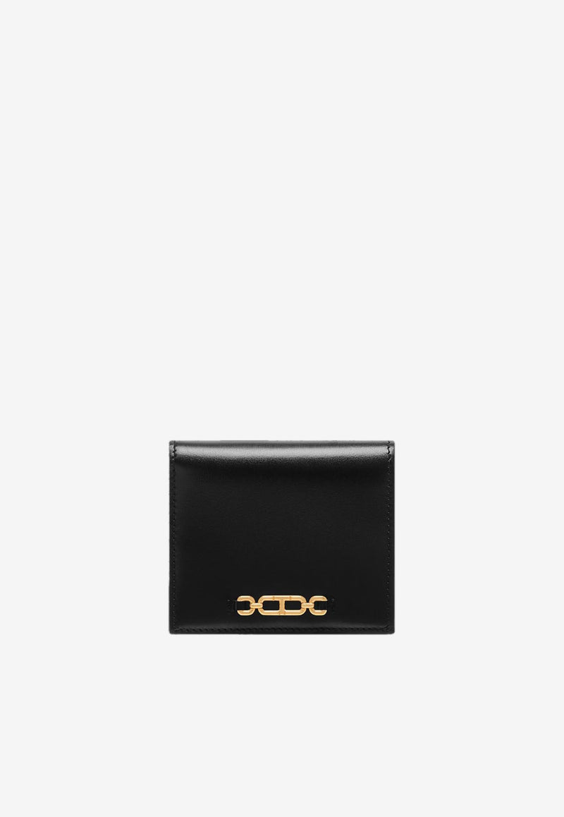 Tom Ford Leather Compact Wallet S0485-LCL056X 1N001 Black