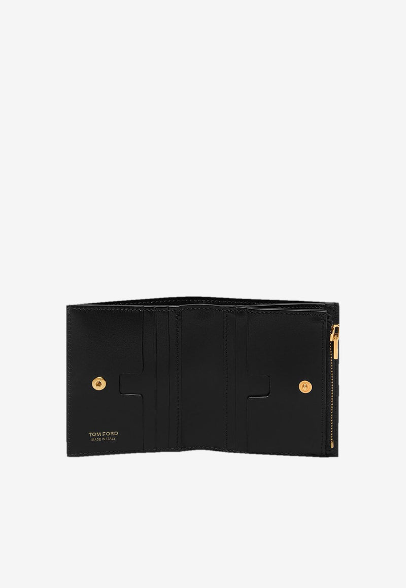 Tom Ford Leather Compact Wallet S0485-LCL056X 1N001 Black