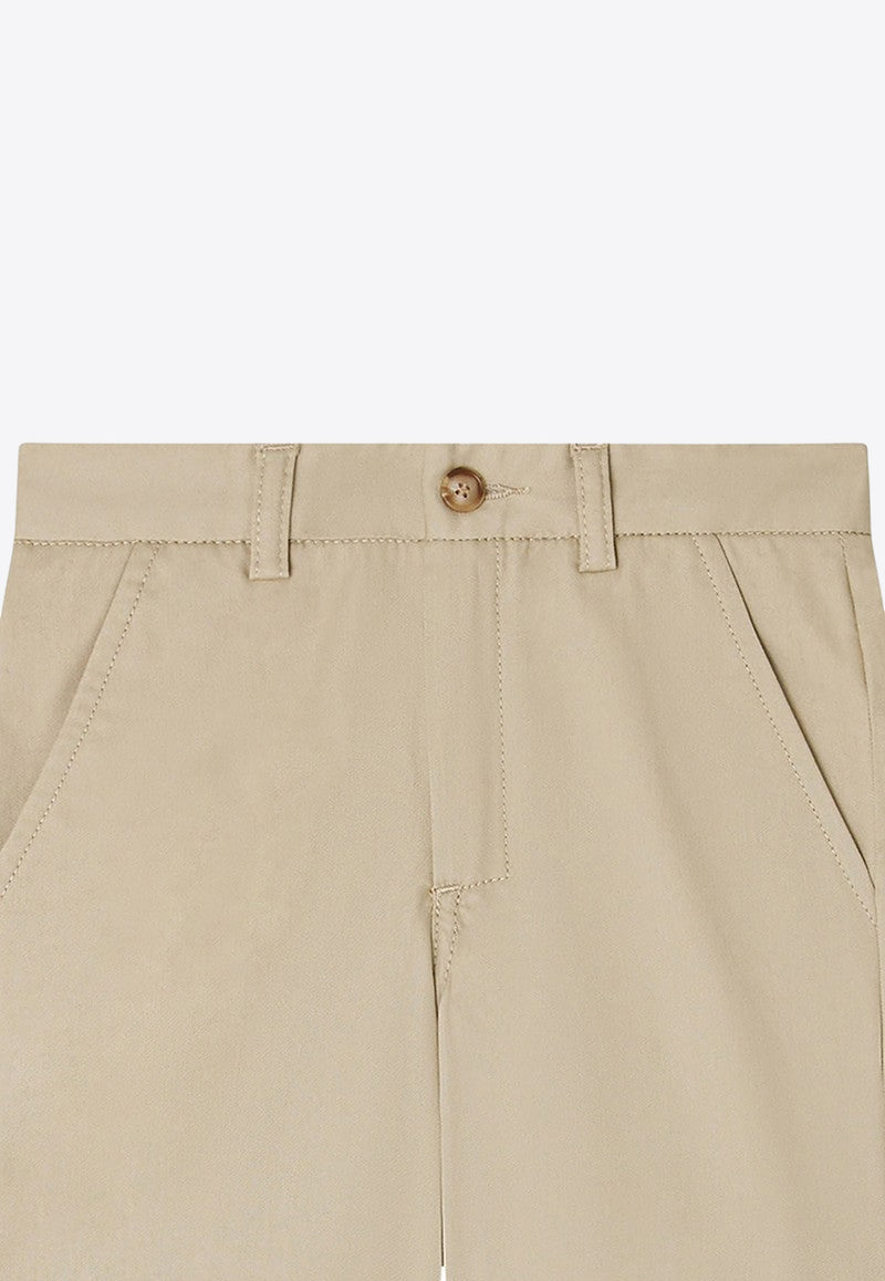 Bonpoint Boys Calvin Chino Shorts Beige S04BBEW00006-BCO/O_BONPO-005