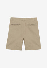 Bonpoint Boys Calvin Shorts S04BBEW00008LI/O_BONPO-068A Brown