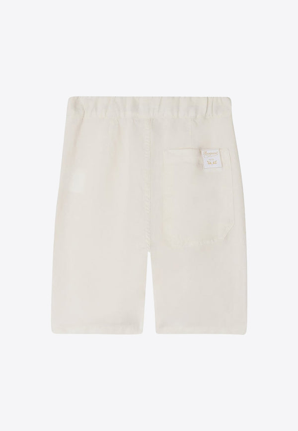 Bonpoint Boys Syl Bermuda Shorts White S04BBEW00010-AVI/O_BONPO-002