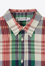 Bonpoint Boys Daho Plaid Check Shirt Multicolor S04BSHW00004-ACO/O_BONPO-447B