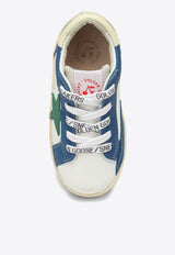 Bonpoint X Golden Goose Boys Star Patch Leather Sneakers Blue S04BSNL00001-CLE/O_BONPO-016