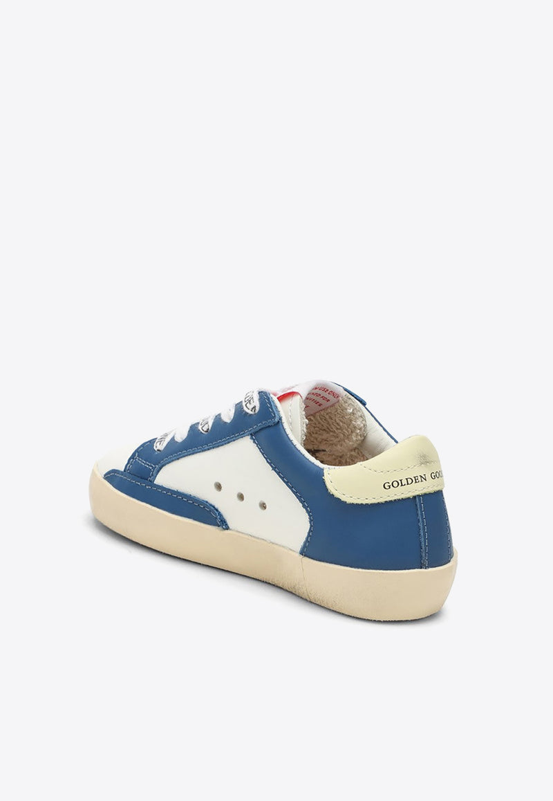 Bonpoint X Golden Goose Boys Star Patch Leather Sneakers Blue S04BSNL00001-CLE/O_BONPO-016