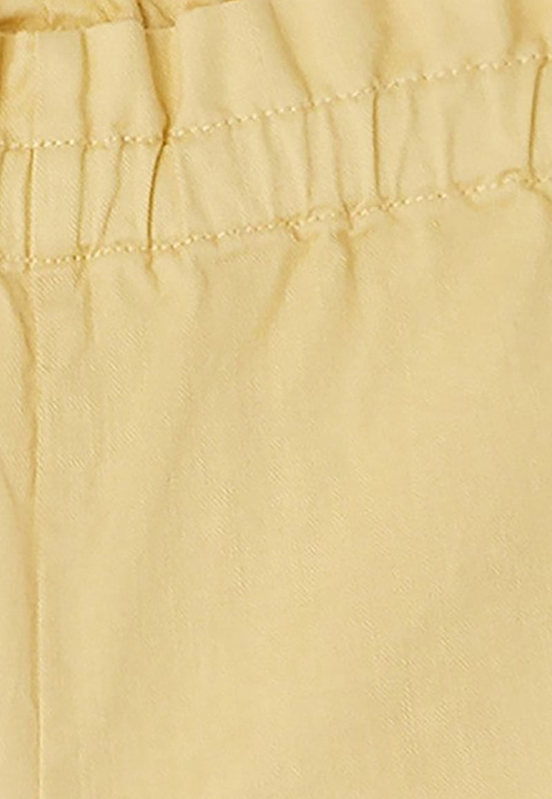 Bonpoint Girls Milly Shorts with Elasticated Waist Yellow S04GBEW00006-ACO/O_BONPO-030A