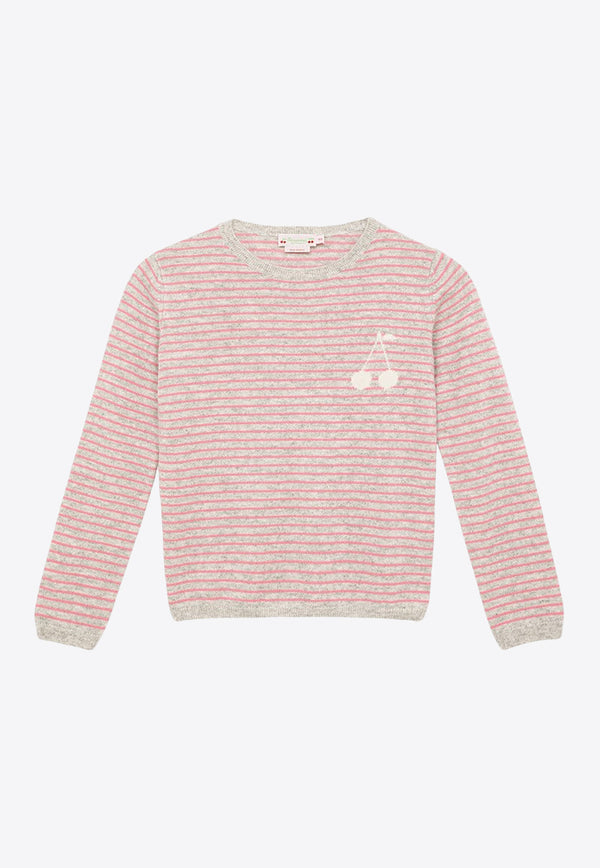 Bonpoint Girls Brunelle Cashmere Sweater S04GJUK00007WS/O_BONPO-228D Multicolor