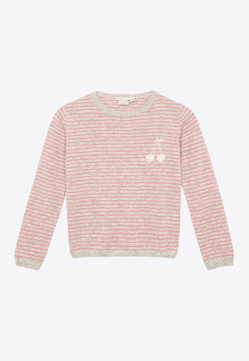 Bonpoint Girls Brunelle Cashmere Sweater S04GJUK00007WS/O_BONPO-228D Multicolor