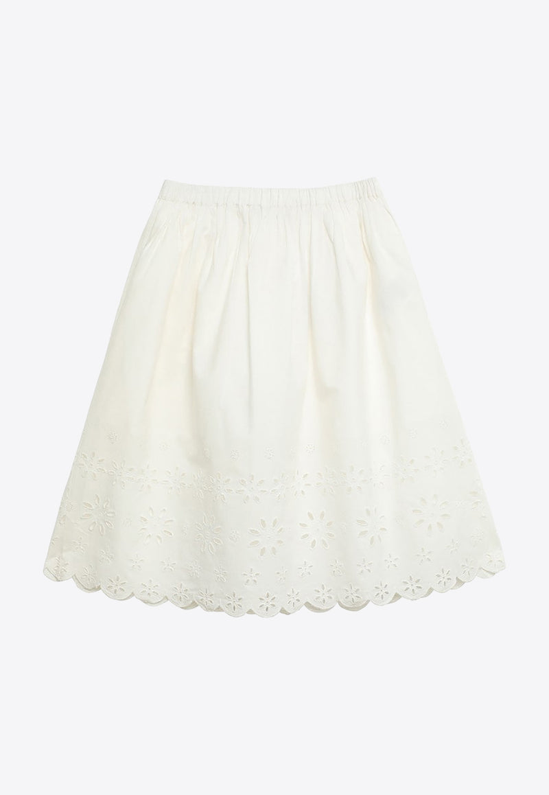 Bonpoint Girls Flora Broderie Anglaise Skirt White S04GSKW00001-ACO/O_BONPO-002