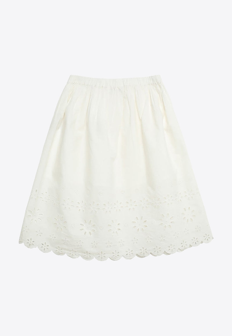 Bonpoint Girls Flora Broderie Anglaise Skirt White S04GSKW00001-ACO/O_BONPO-002