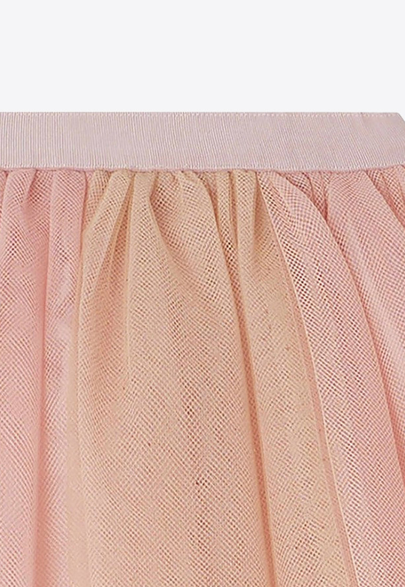 Bonpoint Girls Charm Flared Tulle Skirt Multicolor S04GSKW00008-BPL/O_BONPO-080