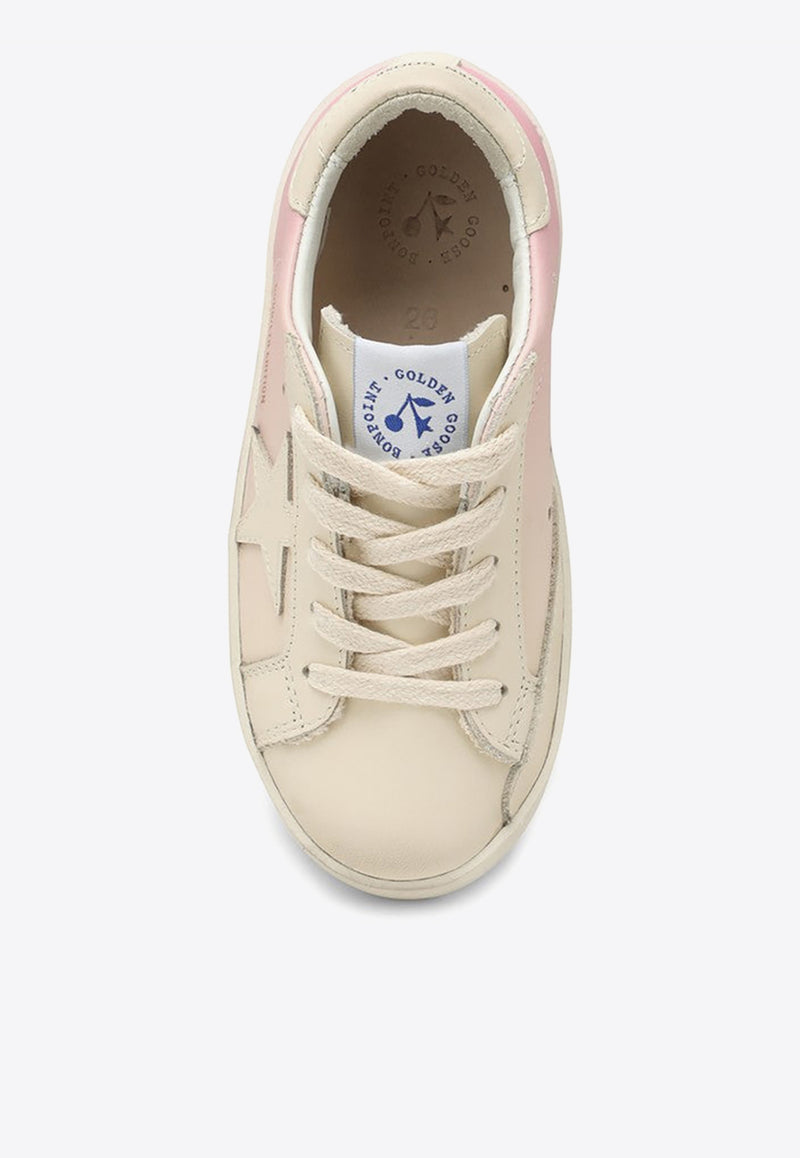 Bonpoint Girls X Golden Goose DB Leather Sneakers Pink S04GSNL00001-BLE/O_BONPO-028B