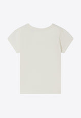 Bonpoint Girls Capricia Short-Sleeved T-shirt S04GTSK00018-BCO/O_BONPO-102
