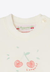 Bonpoint Baby Girls Felice Cherry Print Dress White S04XDRK00002-ACO/O_BONPO-602