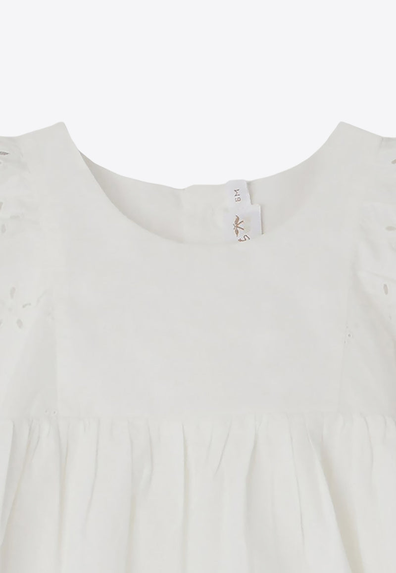 Bonpoint Baby Girls Lulu Broderie Anglaise Dress White S04XDRW00003-BCO/O_BONPO-002