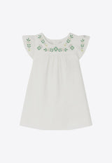 Bonpoint Baby Girls Laurie Embroidered Dress White S04XDRW00004-ACO/O_BONPO-004