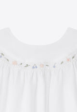 Bonpoint Baby Girls Amantine Floral Embroidered Dress White S04XDRW00006-BCO/O_BONPO-002