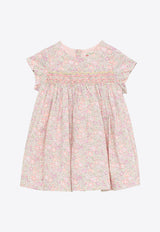Bonpoint Baby Girls Floral Pleated Dress S04XDRW00013CO/O_BONPO-523