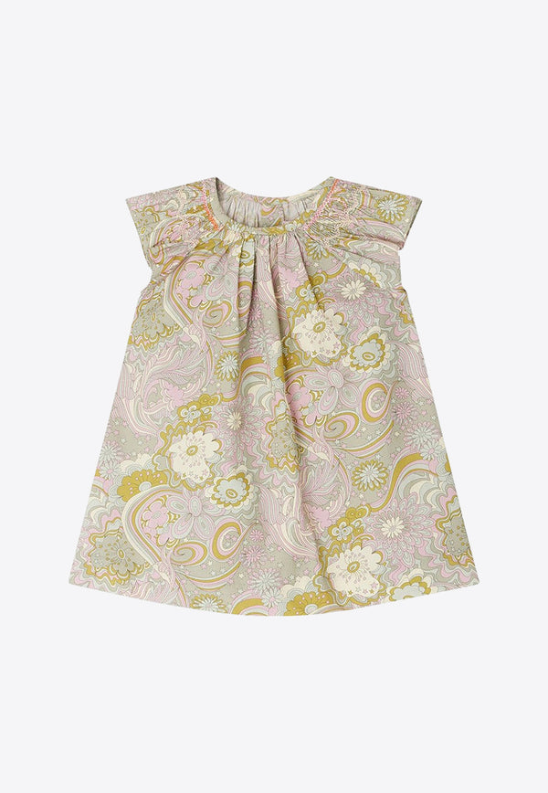 Bonpoint Baby Girls Carmella Graphic Print Dress Multicolor S04XDRW00014-ACO/O_BONPO-656