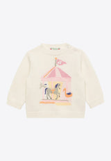 Bonpoint Baby Girls Almire Graphic-Embroidery Sweater S04XJUK00001CO/O_BONPO-903