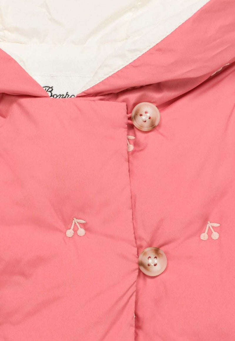 Bonpoint Baby Girls Quilted Jacket  S04XOUW00002NY/O_BONPO-022C Pink