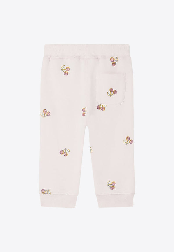 Bonpoint Baby Girls Bambo Logo-Embroidered Track Pants S04XPAK00001-ACO/O_BONPO-125B