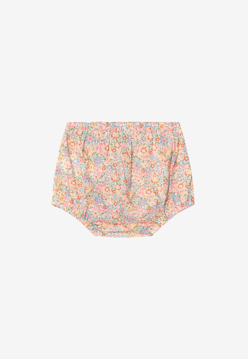 Bonpoint Baby Girls Aki Floral Print Bloomer Multicolor S05XBEW00001-ACO/Q_BONPO-525C