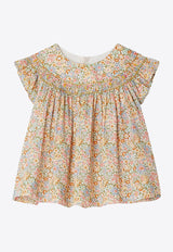 Bonpoint Baby Girls Eliotine Floral Print Top Pink S05XBLW00008-BCO/Q_BONPO-525C