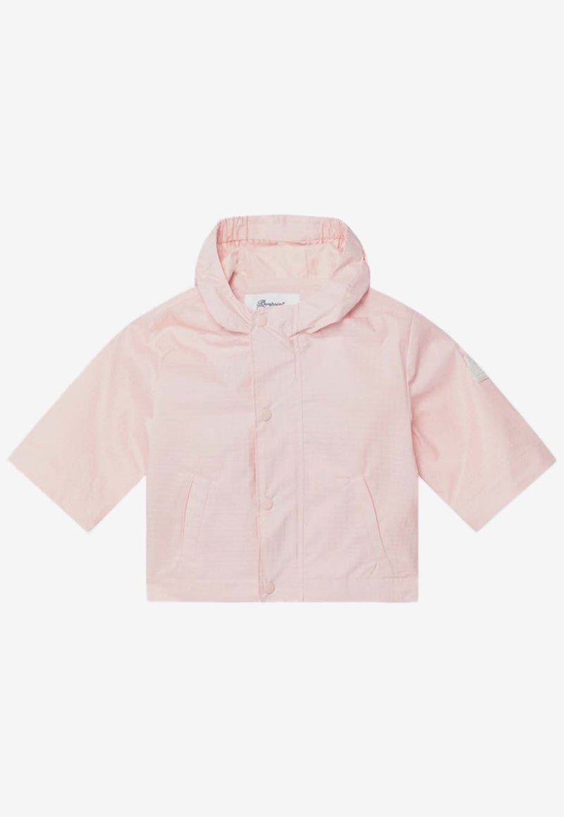 Bonpoint Girls Eden Hooded Jacket Pink S05XOUW00003-BNY/Q_BONPO-023B
