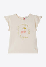 Bonpoint Babies Elma Cherry Print Blouse Pink S05XTSK00009-ACO/Q_BONPO-125