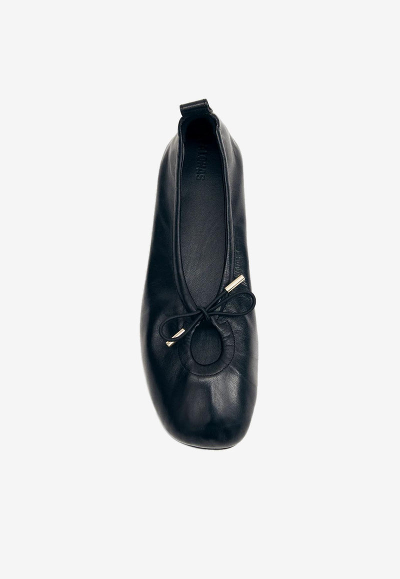 ALOHAS Rosalind Leather Ballet Flats Black S100303-04_BLACK