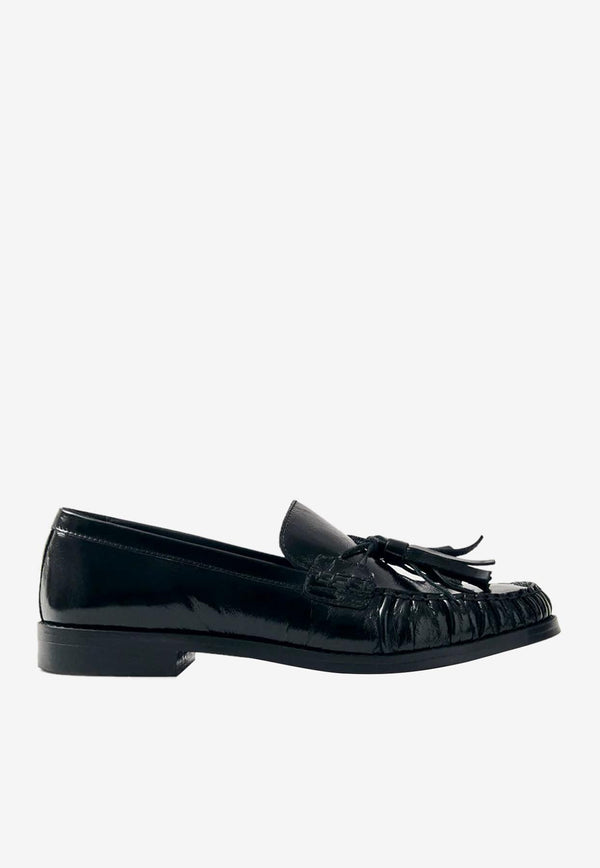 ALOHAS Marietta Patent Leather Loafers Black S100562-01_BLACK