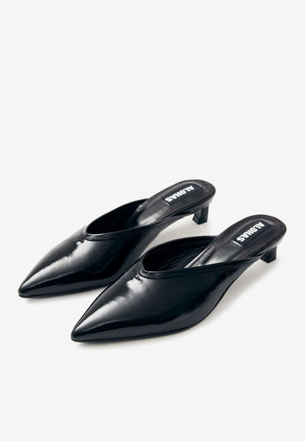 ALOHAS Tessa 45 Leather Mules Black S100780-01_BLACK