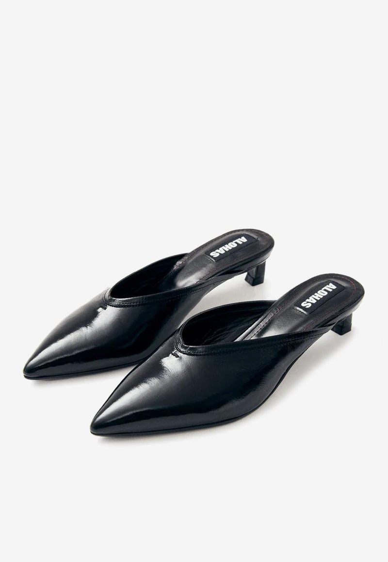 ALOHAS Tessa 45 Leather Mules Black S100780-01_BLACK