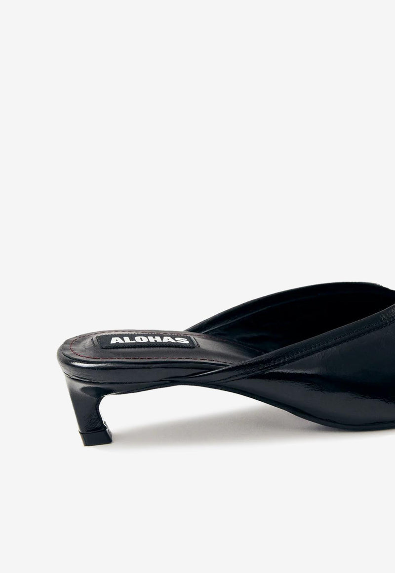 ALOHAS Tessa 45 Leather Mules Black S100780-01_BLACK