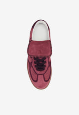 ALOHAS TB.490 Club Suede Leather Sneakers Raspberry S100917-01_RASPBERRY