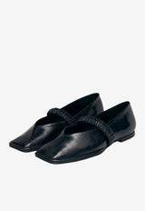 ALOHAS Lautan Square-Toe Ballet Flats Black S101091-01_BLACK