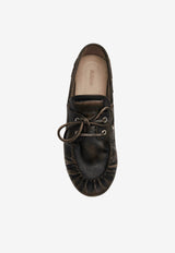 ALOHAS Rowan Vintage Effect Leather Loafers Brown S101262-01_BROWN