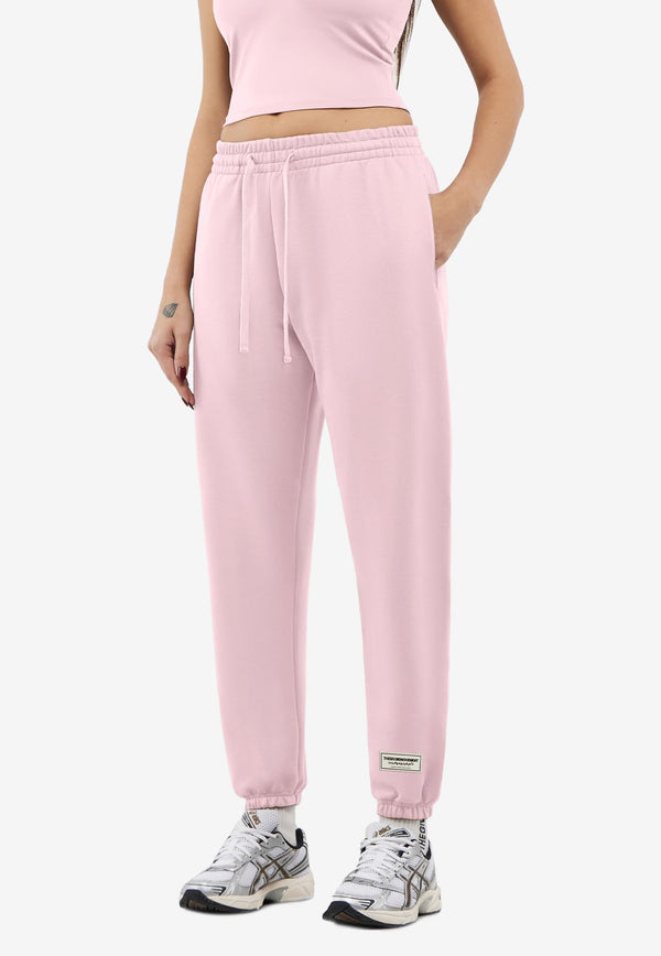 The Giving Movement Logo Patch Track Pants Pink S113R_PINK