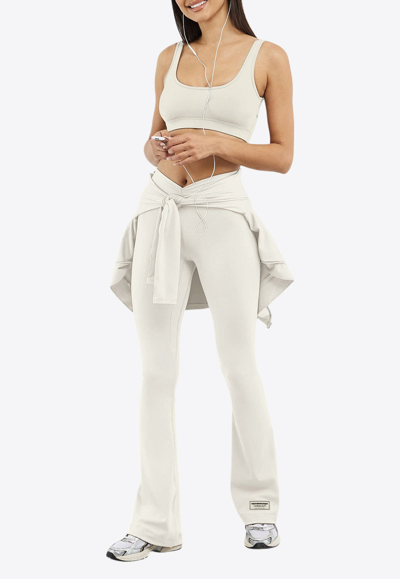 The Giving Movement Strappy-Back Sports Bra Ivory S1197_IVORY