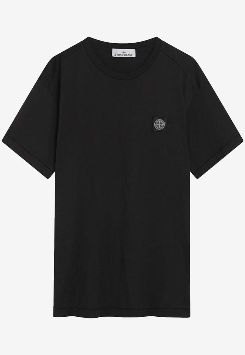 Stone Island Compass Patch T-shirt Black S152100027S0013/R_STONE-V0029
