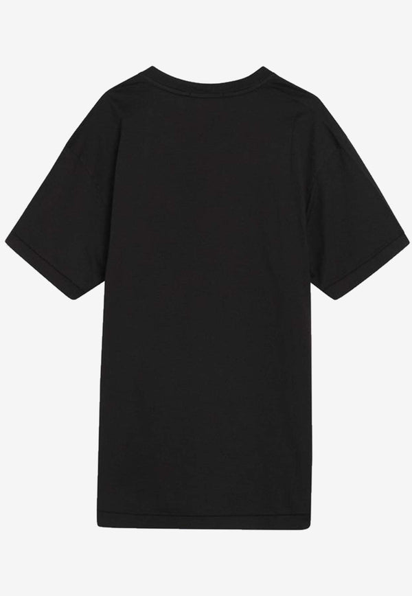 Stone Island Compass Patch T-shirt Black S152100027S0013/R_STONE-V0029