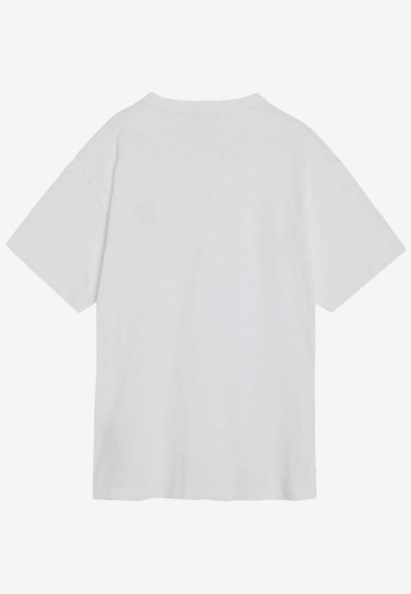 Stone Island Compass Patch T-shirt White S152100029S0057/R_STONE-V0001