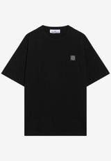 Stone Island Compass Patch Boxy T-shirt Black S152100030S0115/S_STONE-V0029