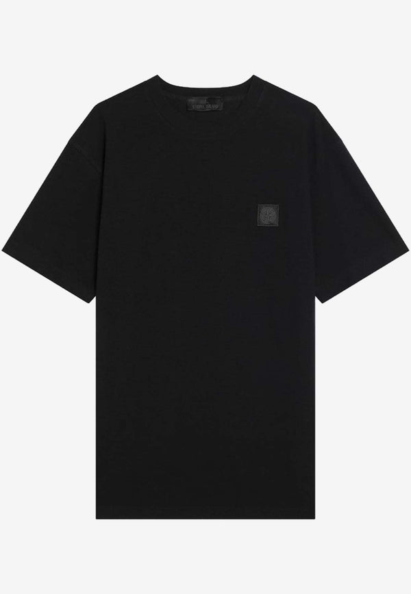 Stone Island Compass Patch T-shirt Black S152100034S0F11/R_STONE-V0029