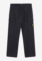 Stone Island Straight-Leg Cargo Pants Blue S153100012S0164/R_STONE-V0026