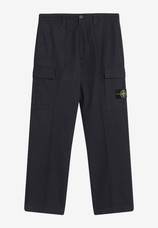 Stone Island Straight-Leg Cargo Pants Blue S153100012S0164/R_STONE-V0026