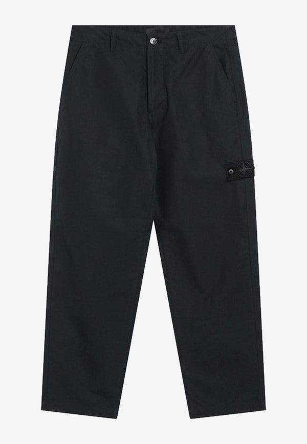 Stone Island Compass Patch Chino Pants Navy S153100042S00F1/R_STONE-V0020