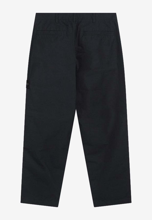 Stone Island Compass Patch Chino Pants Navy S153100042S00F1/R_STONE-V0020