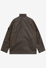 Stone Island Logo Patch Field Jacket Brown S154100024S0290/S_STONE-V007C